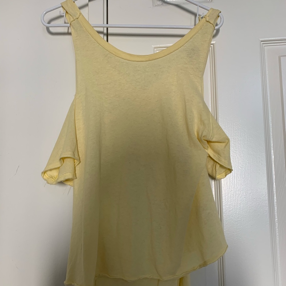 Free People Cold Shoulder Top